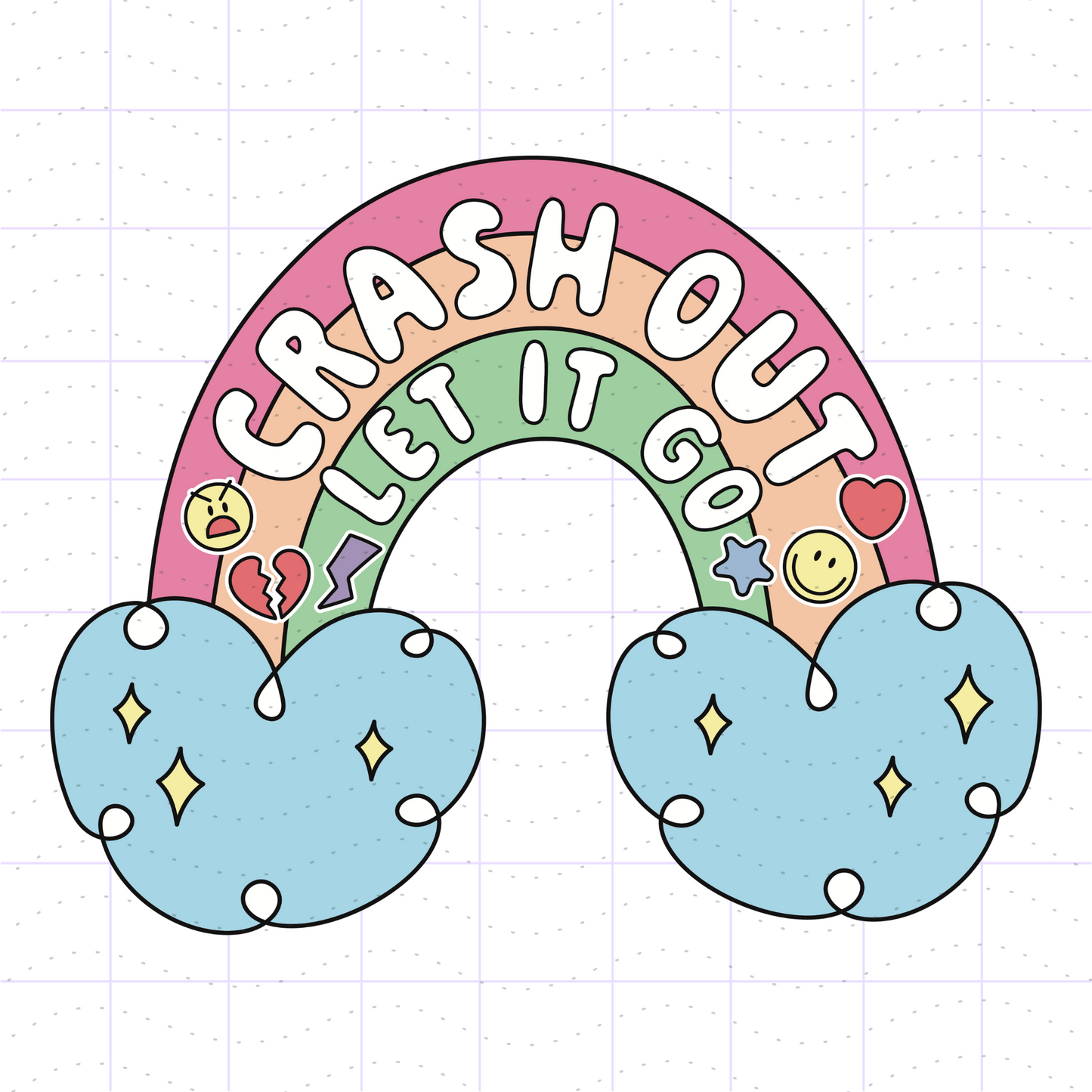 Crash Out Let It Go PNG File