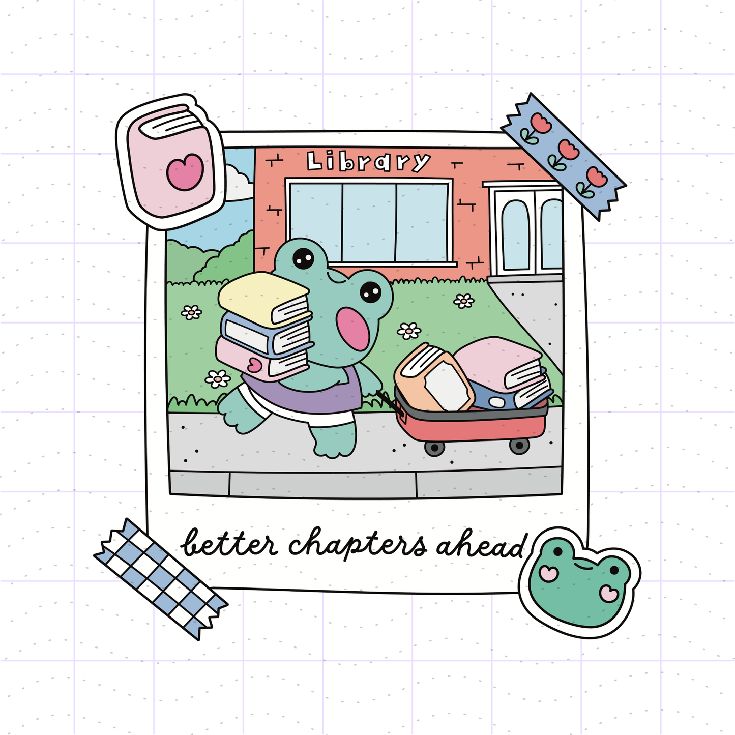 Better Chapters Ahead Mental Health Frog PNG SVG Files