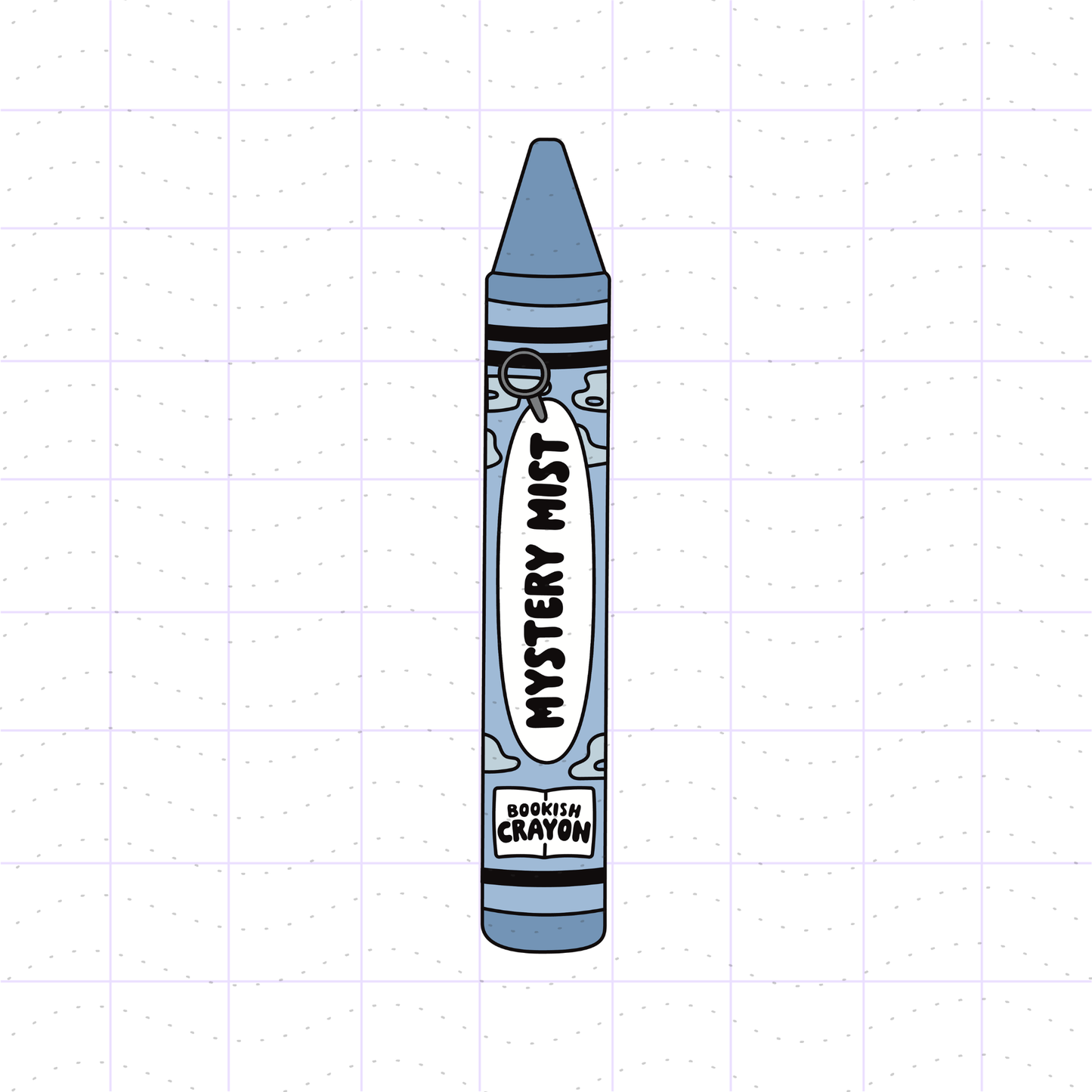 Bookish Mystery Crayon PNG File