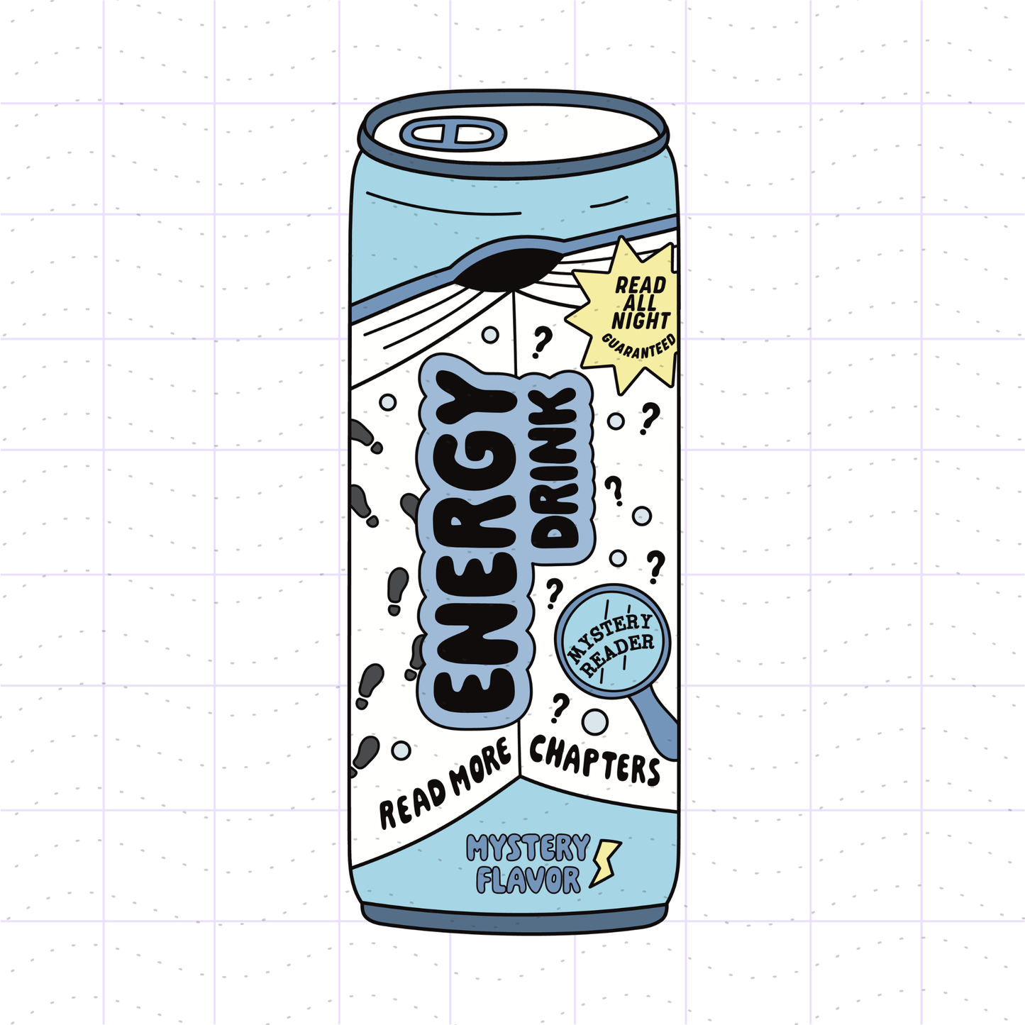 Mystery Reader Energy Drink PNG File