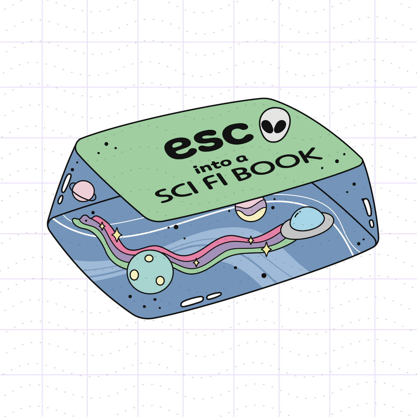 Bookish Genre Keycap Bundle Design PNG Files