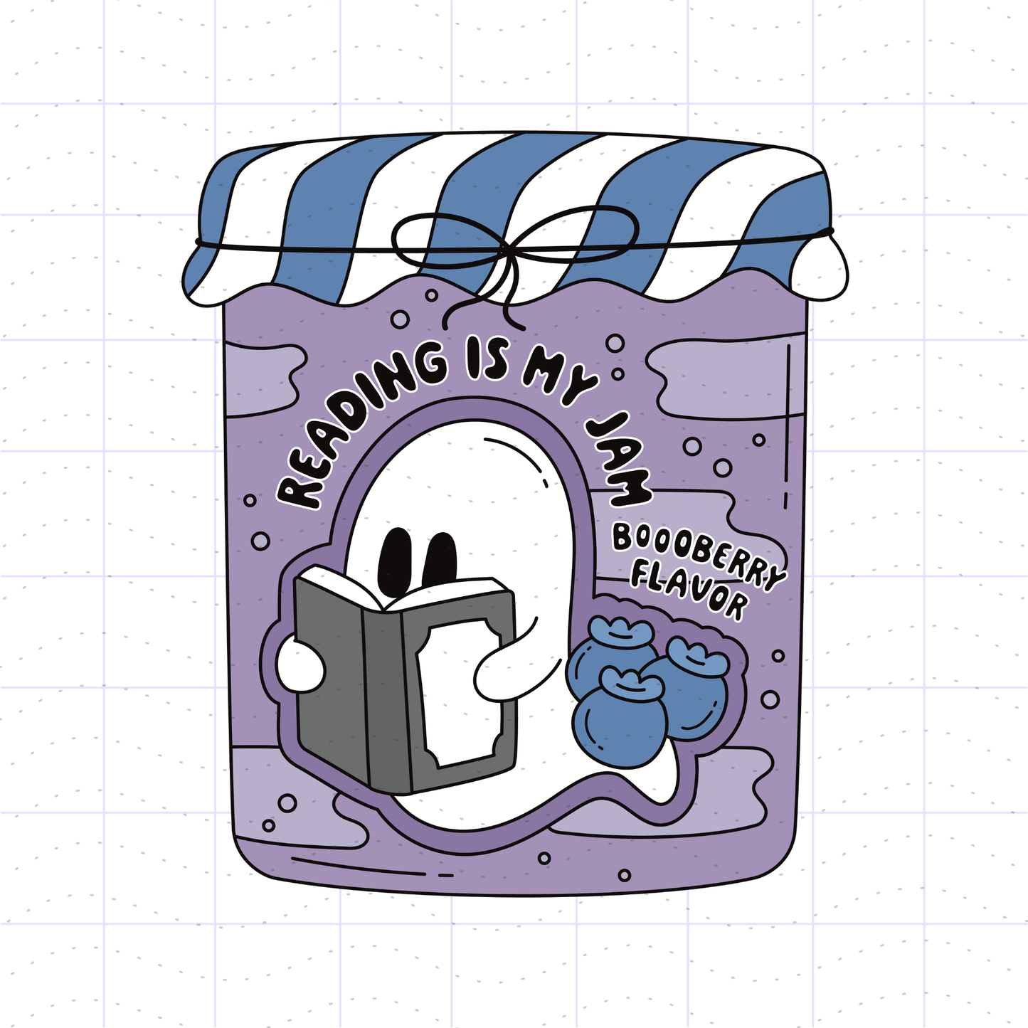 Spooky Reading Is My Jam PNG File