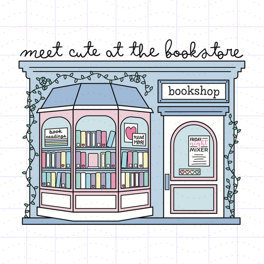 Meet At The Bookstore PNG File