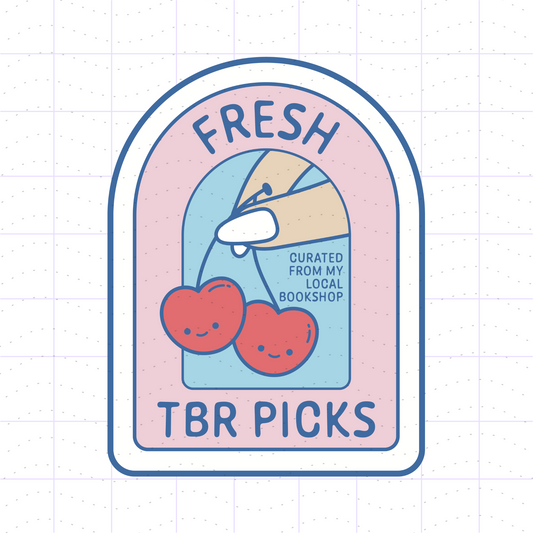 Fresh TBR Picks Fruit Sticker PNG File