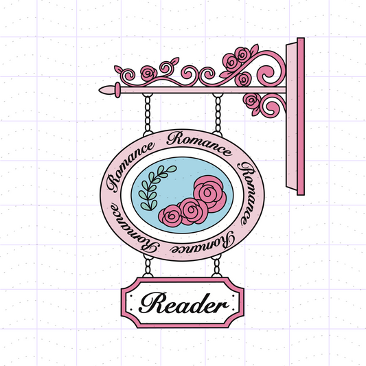 Romance Bookstore Signage PNG SVG Files