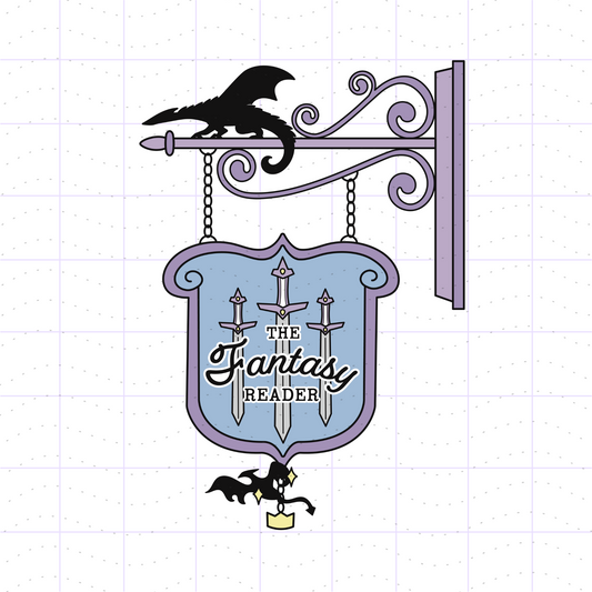 Fantasy Bookstore Signage PNG SVG Files
