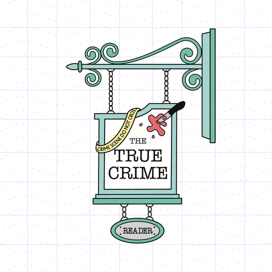 True Crime Bookstore Signage PNG SVG Files