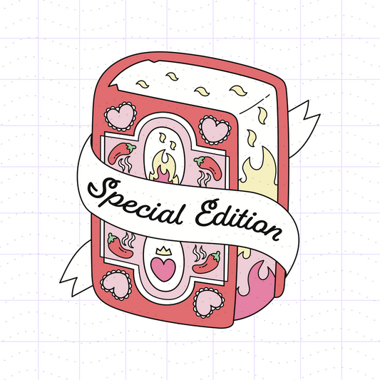 Special Edition Smut Spicy Book, Sprayed Edges PNG File