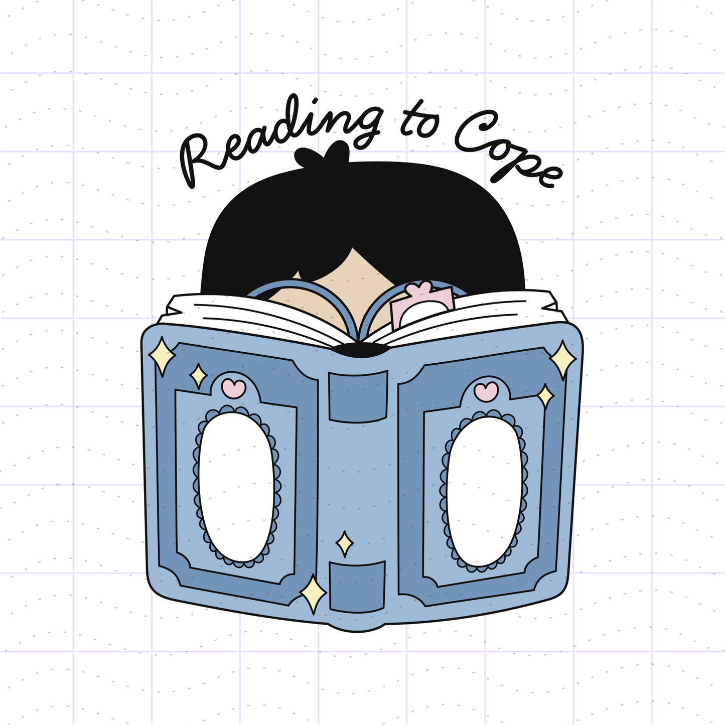 Reading to Cope PNG SVG Files