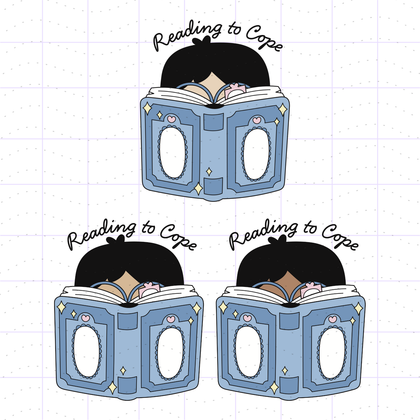 Reading to Cope PNG SVG Files