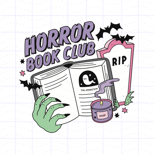 Horror Book Club PNG SVG Files