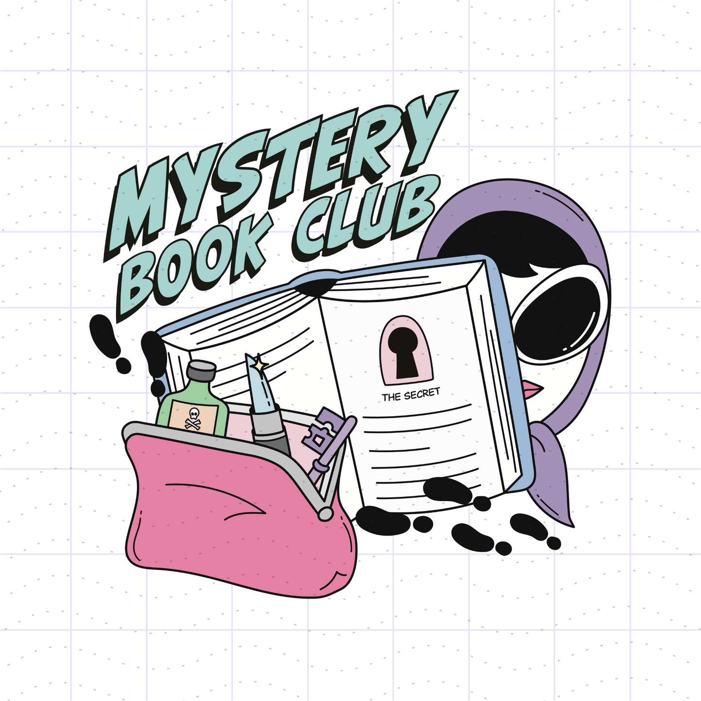 Mystery Book Club PNG SVG Files