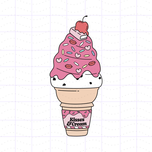 Romance Book Reader Ice Cream PNG SVG Files