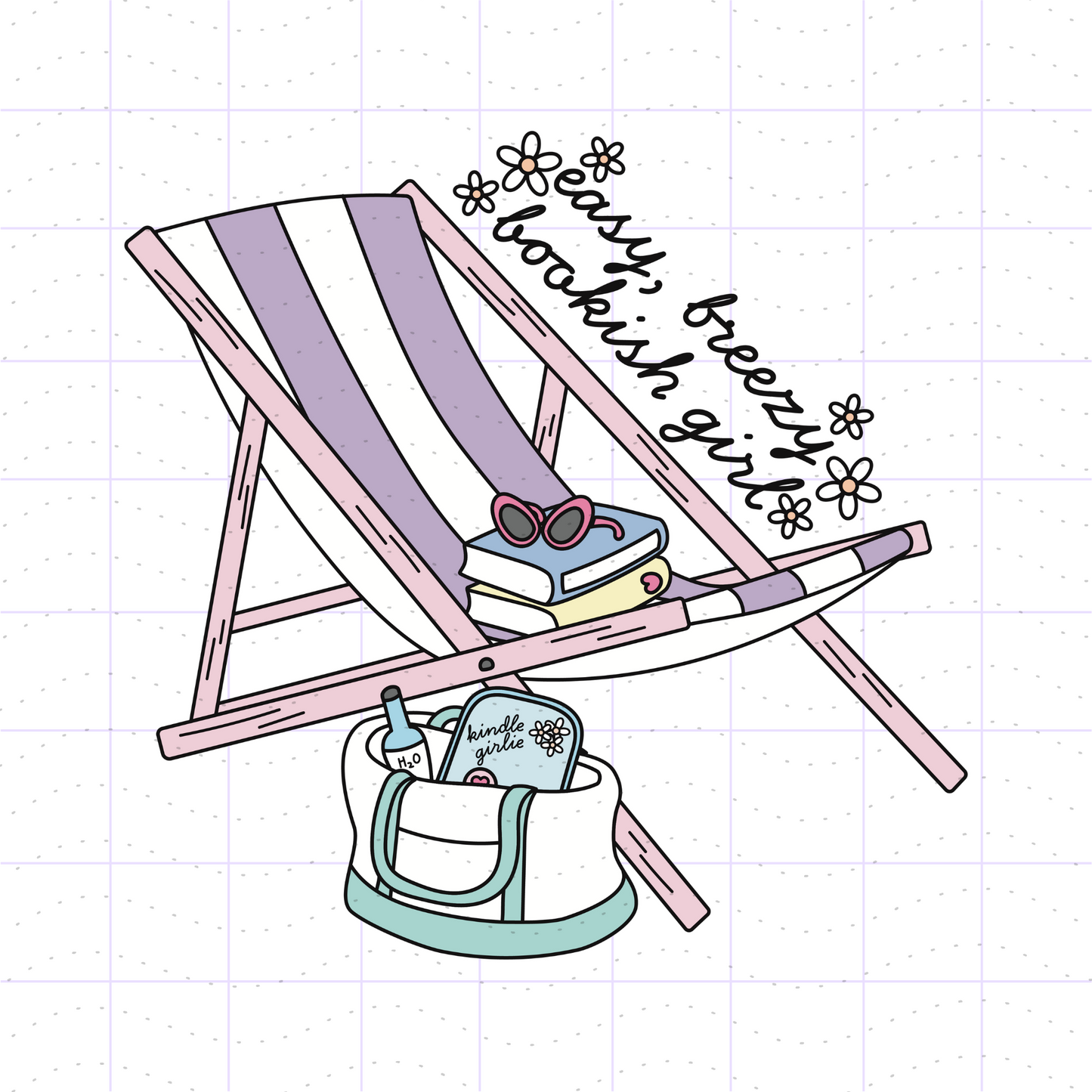 Bookish Girl Summer Bundle PNG SVG Files