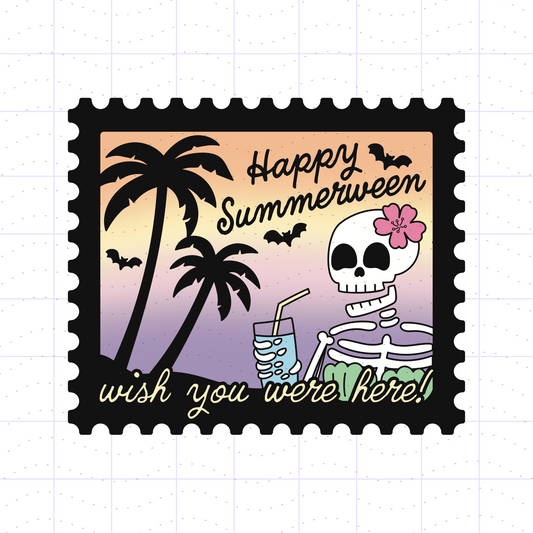 Happy Summerween PNG File