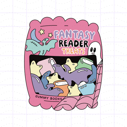 Bookish Gummies Halloween Candy PNG Bundle