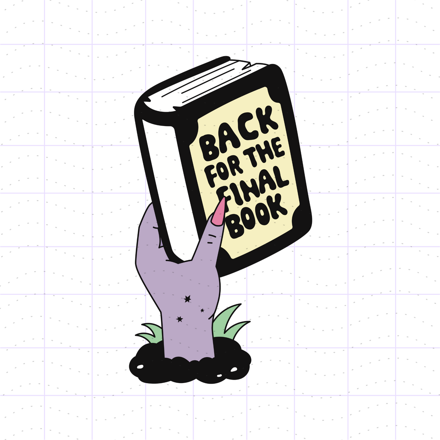 Spooky Bookish Back From The Dead Book Bundle PNG SVG Files