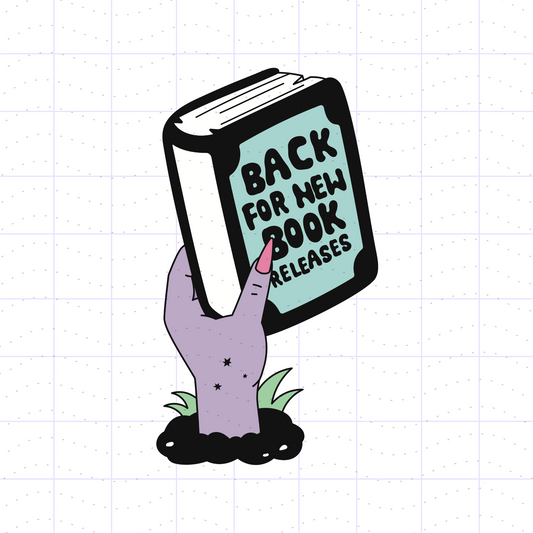 Back For New Book Releases PNG SVG Files