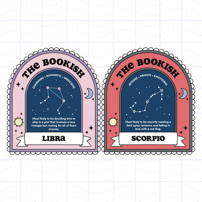 Bookish Astrology Bundle PNG SVG Files