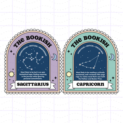 Bookish Astrology Bundle PNG SVG Files