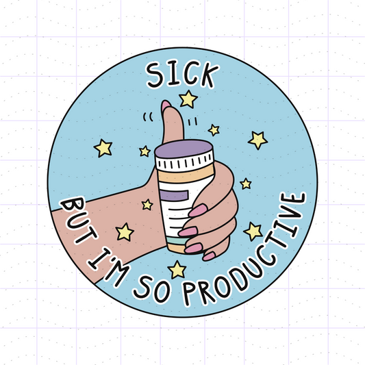 Sick But I'm So Productive SVG PNG Files
