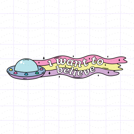 I Want To Believe SVG PNG Files