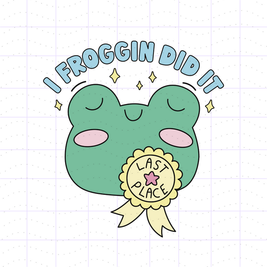 I Froggin Did It SVG PNG Files