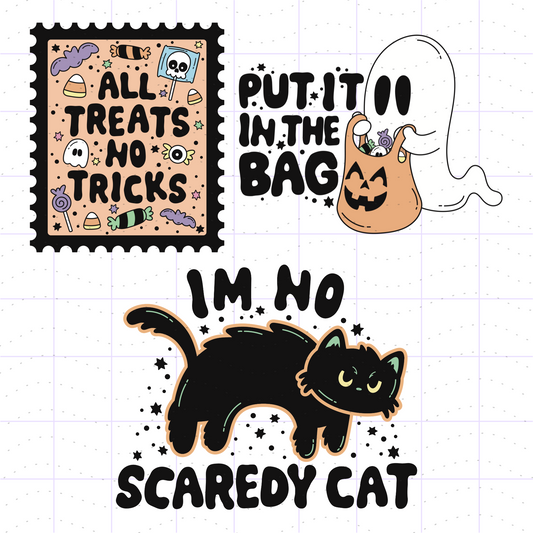 Funny Halloween Bundle SVG PNG Files