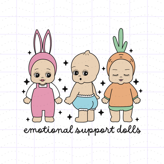 Emotional Support Dolls SVG PNG Files