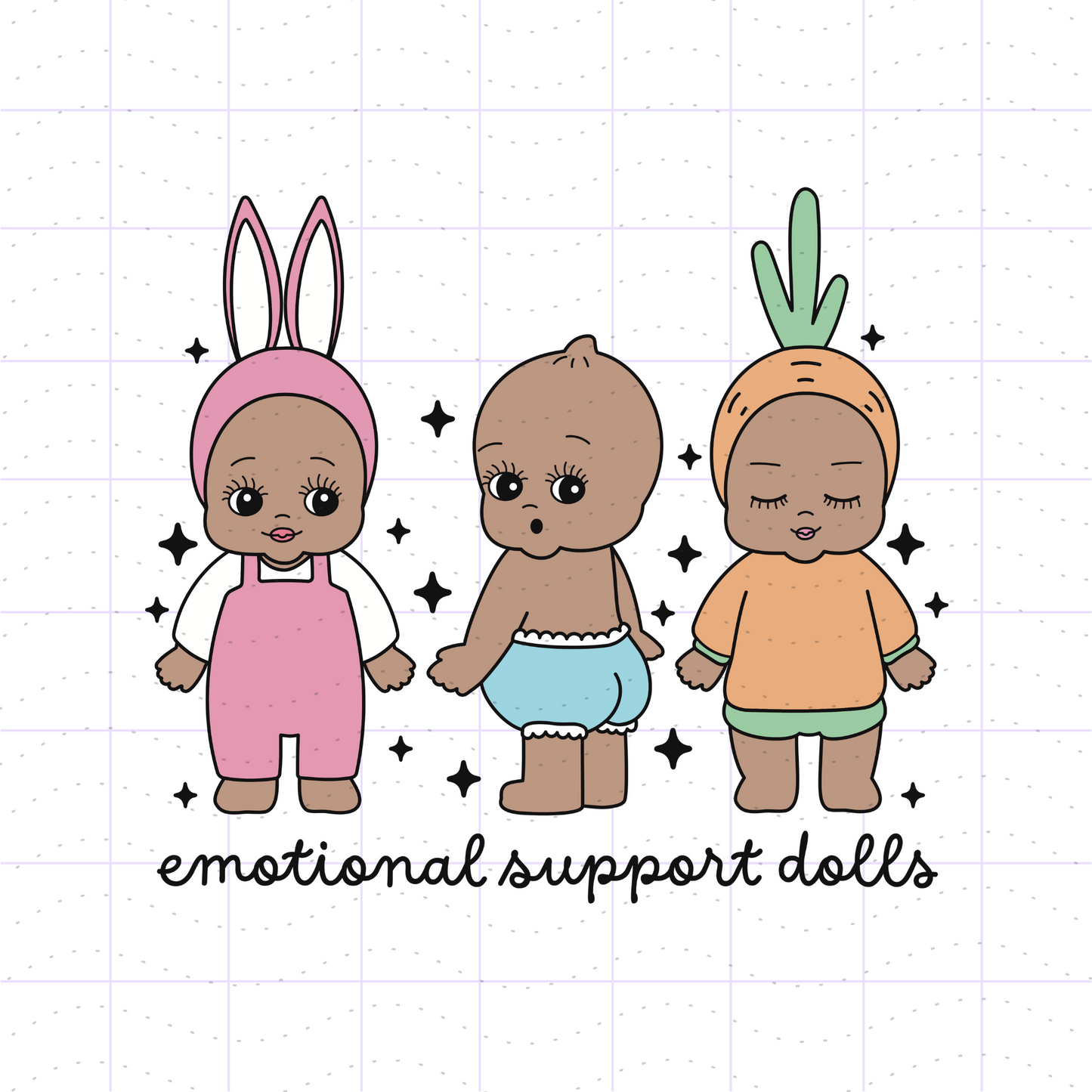Emotional Support Dolls SVG PNG Files
