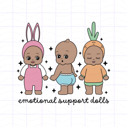 Emotional Support Dolls SVG PNG Files