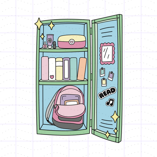 Bookish Book Lovers Locker SVG PNG Files