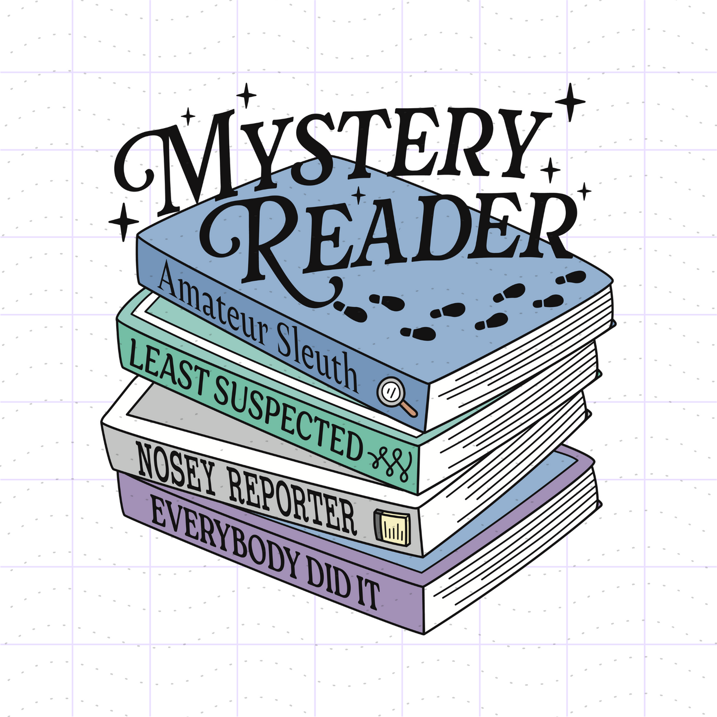 Book Lovers Tropes Bundle PNG Files