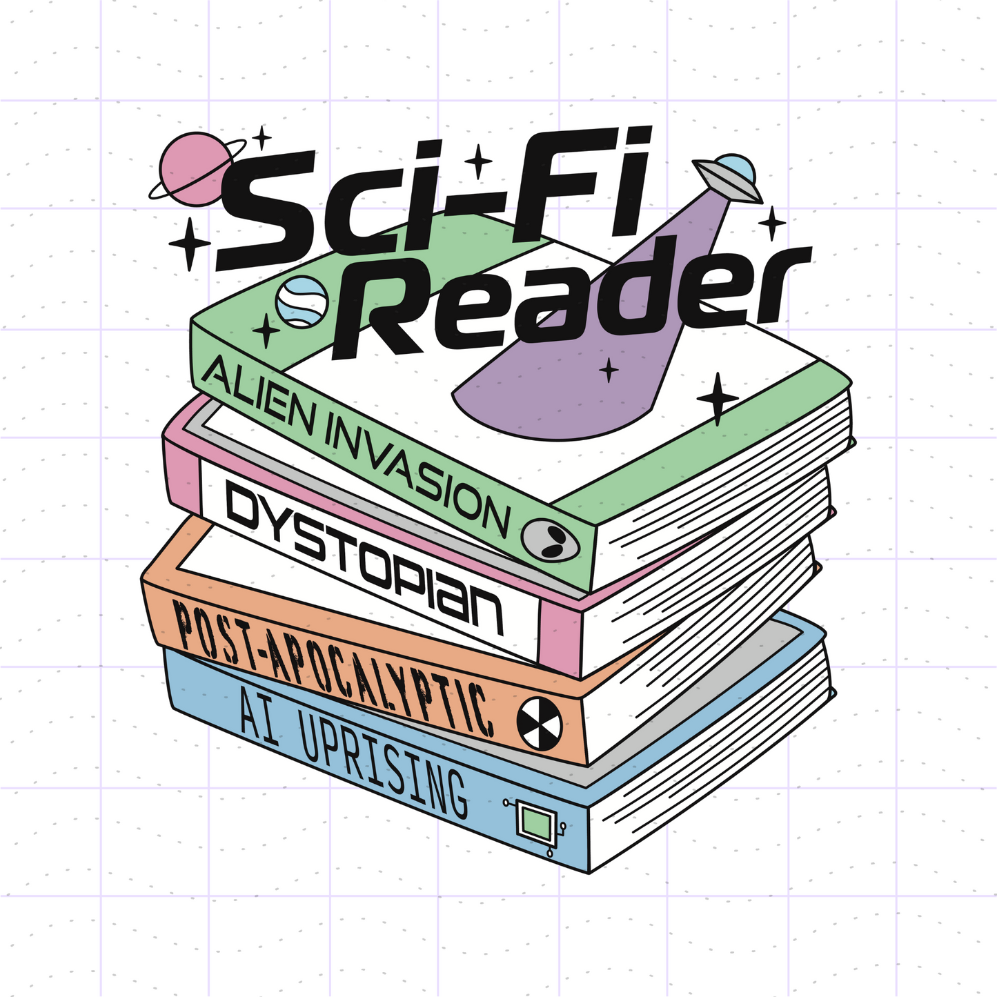 Book Lovers Tropes Bundle PNG Files
