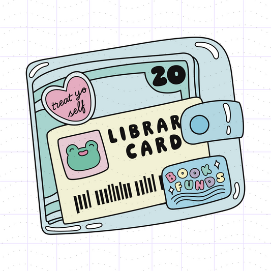 Book Funds Bookish Wallet SVG PNG File