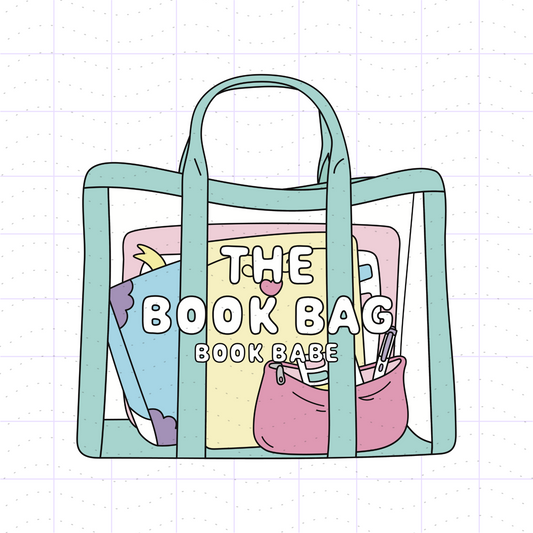 Bookish Babe Book Bag SVG PNG Files