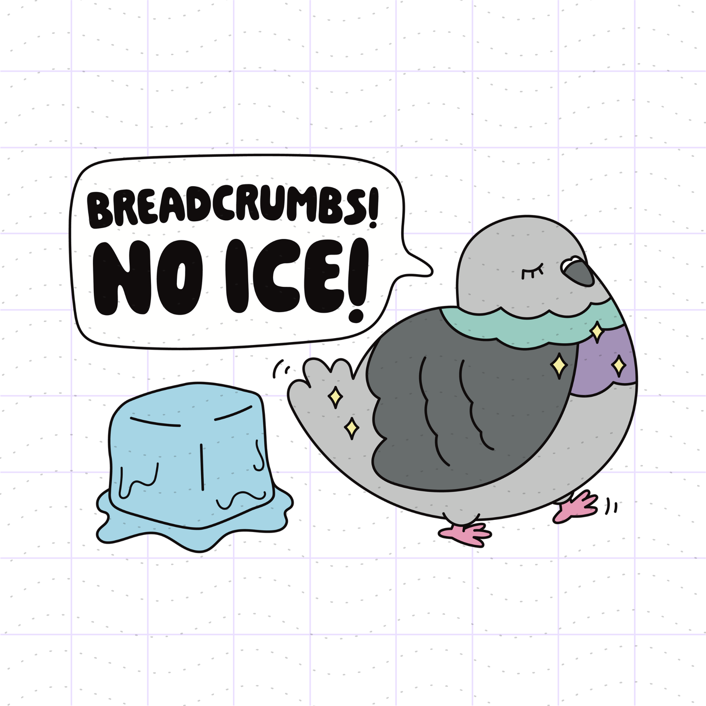 Free Anti-ICE Pigeon PNG SVG Design Files