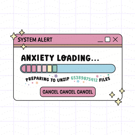 Funny Anxiety Loading SVG PNG Files
