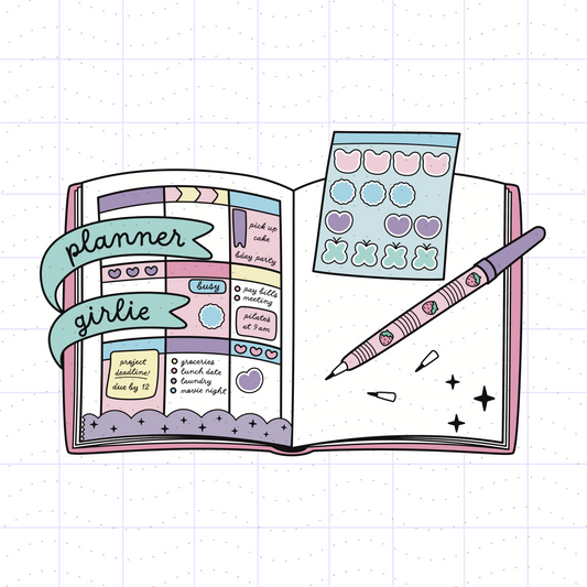 Planner Girlie PNG File