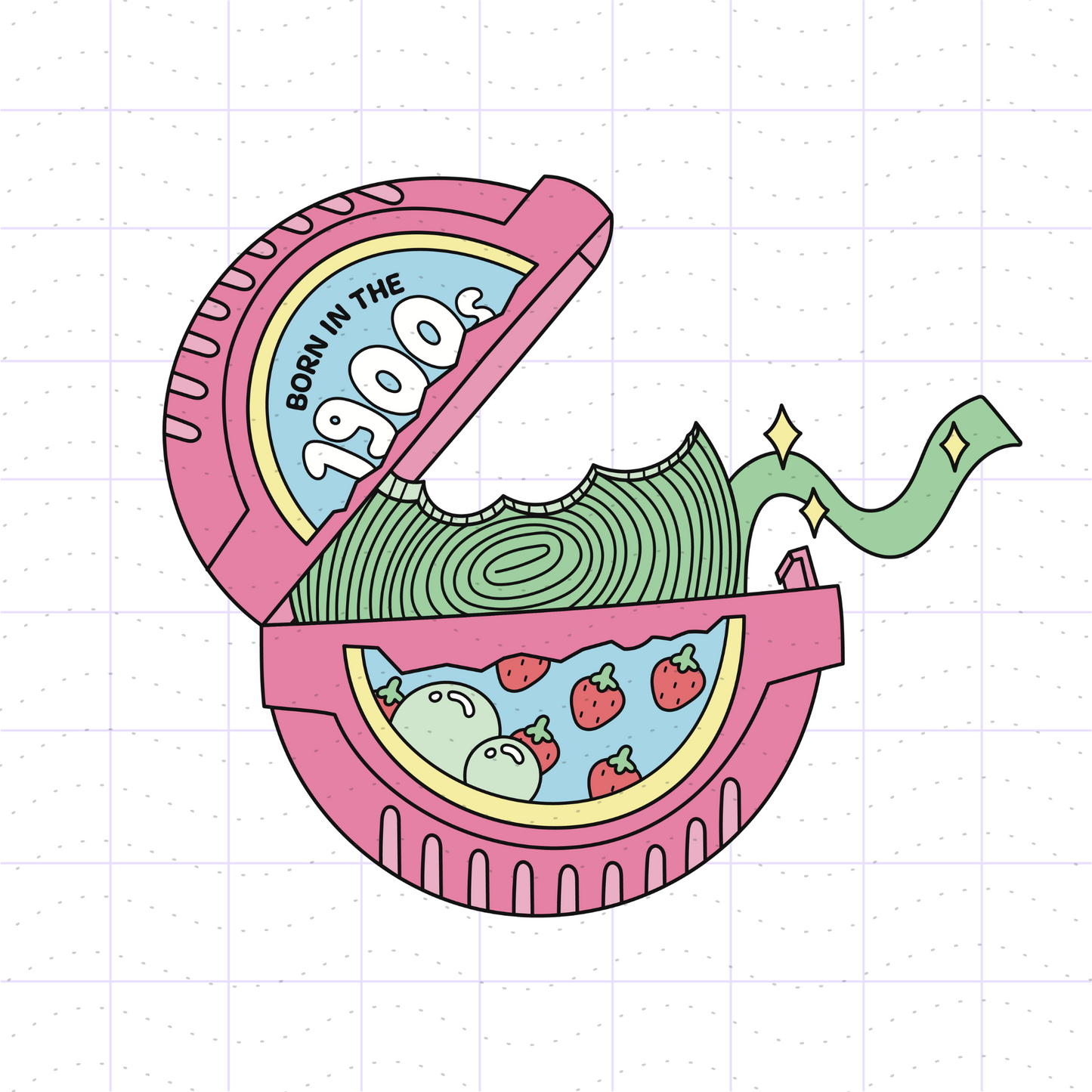 Born In The 1900s, 90s Gum SVG PNG Files