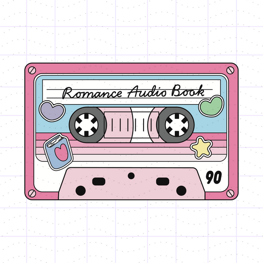 Romance Audio Book Cassette Tape PNG SVG File