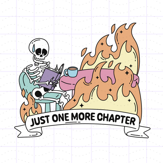 Funny Just One More Chapter SVG PNG Files