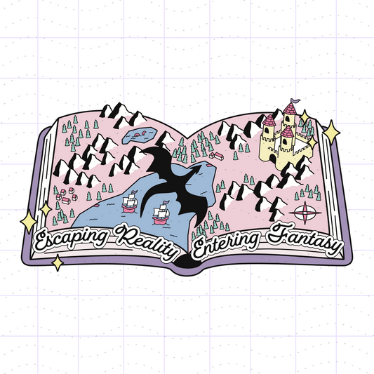 Escaping Reality Entering Fantasy PNG File