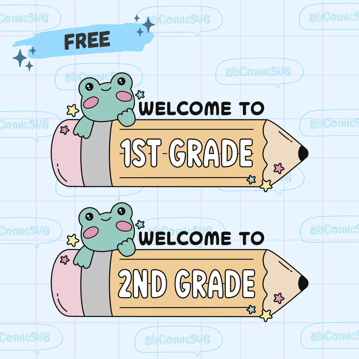 Free Welcome to Class PNG Bundle Files