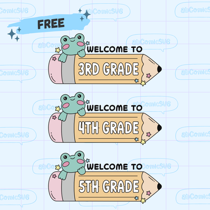 Free Welcome to Class PNG Bundle Files