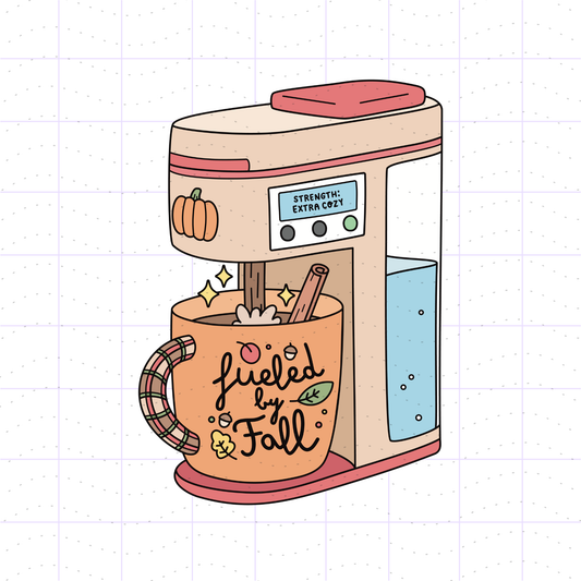 Fueled By Fall PNG SVG Files
