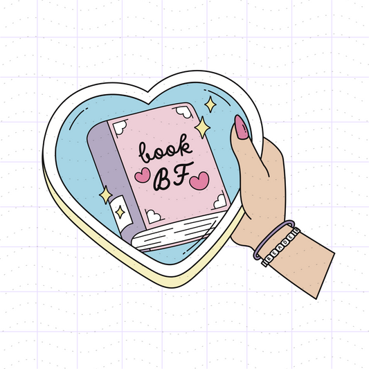 Book Boyfriend Photo Frame SVG PNG Files