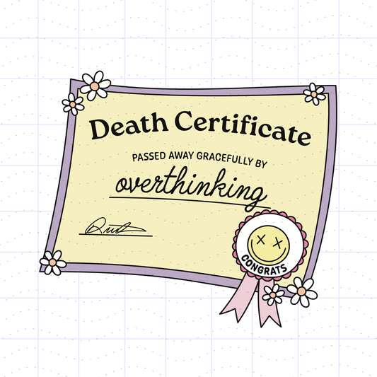 Funny Death Certificate SVG PNG Files