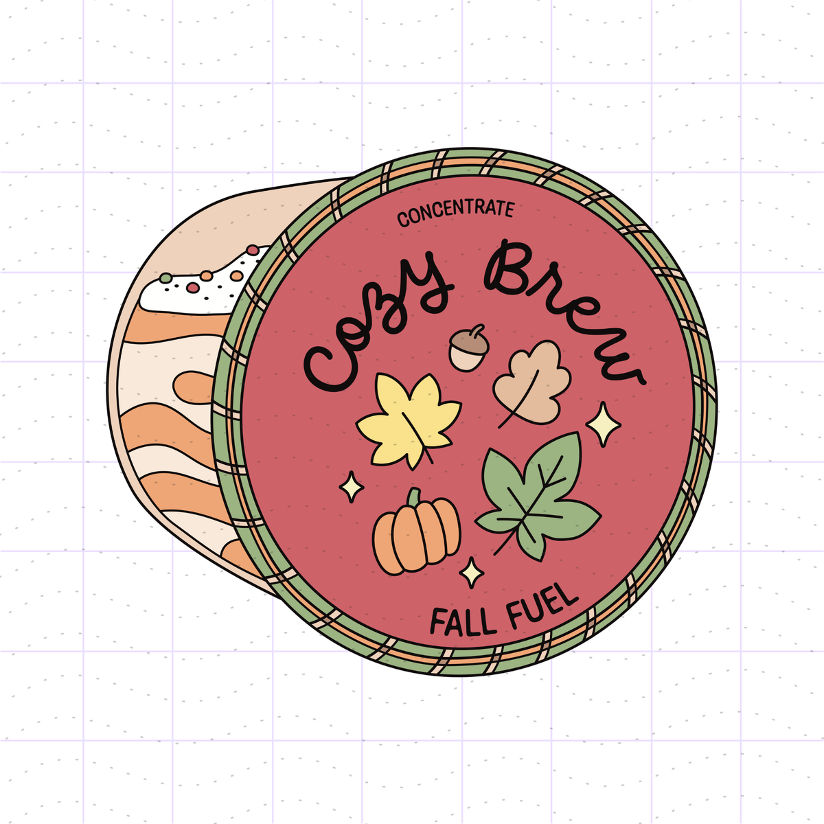 Cozy Brew Fall Fuel PNG SVG Files