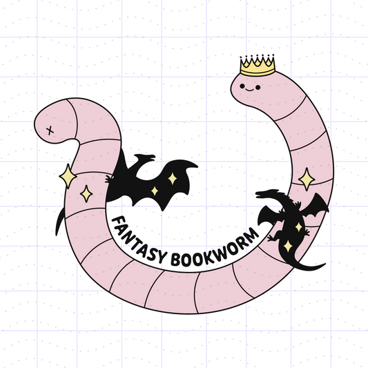 Fantasy Bookish Bookworm PNG File